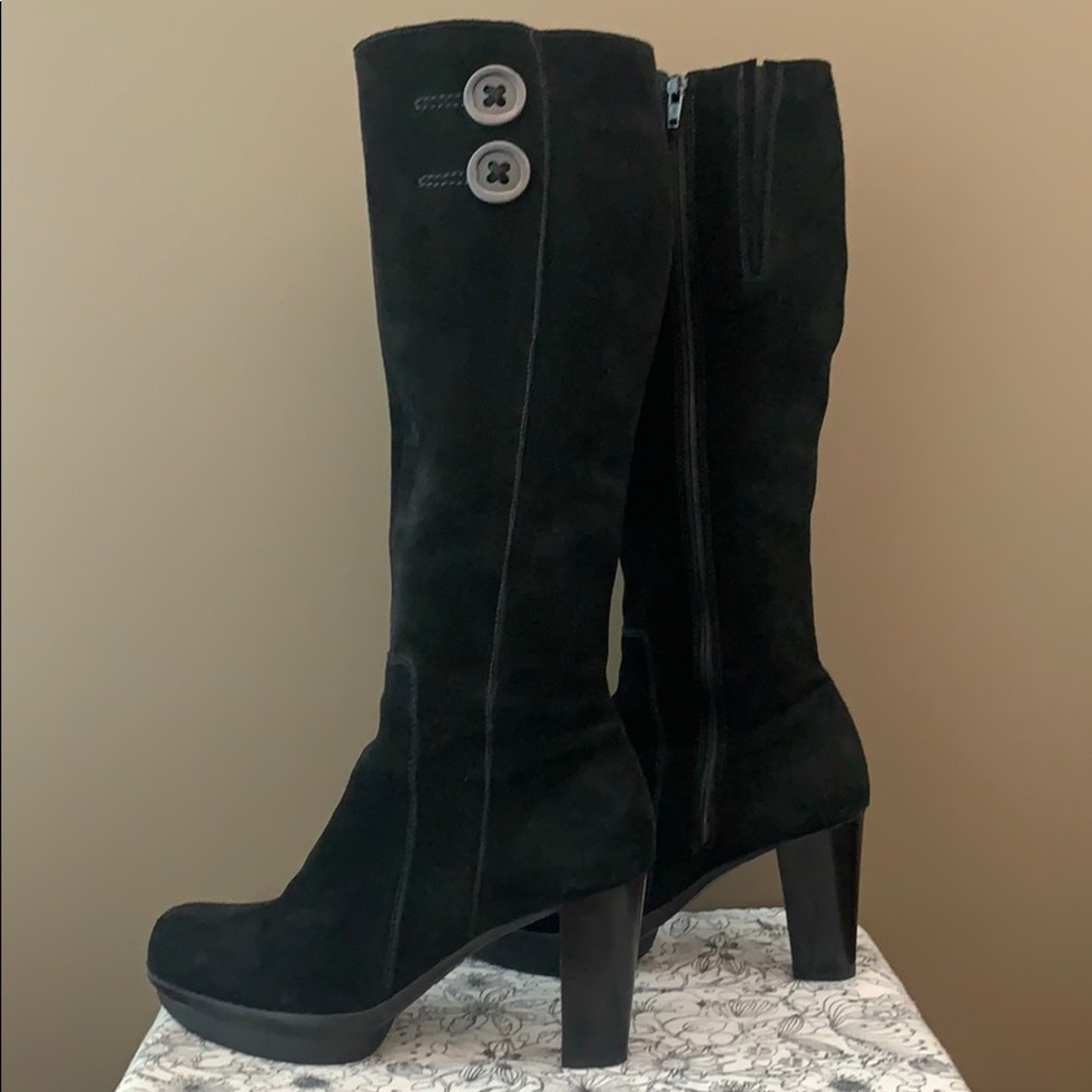 La Canadienne Marin Heeled Suede Boots